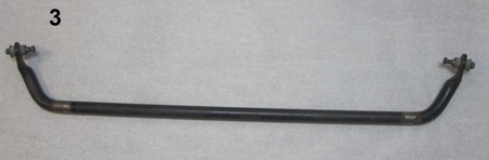 Sway Bar : about 40-1/2 eye to eye none