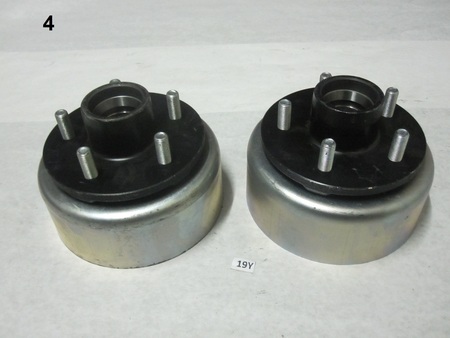 trailer wheel hubs and drums  : 7" drum ID, hub 5 on 4-1/2 none